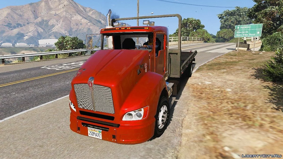 2012 Kenworth T440 Box / Flatbed Truck [Template] 2.1 / GTA 5