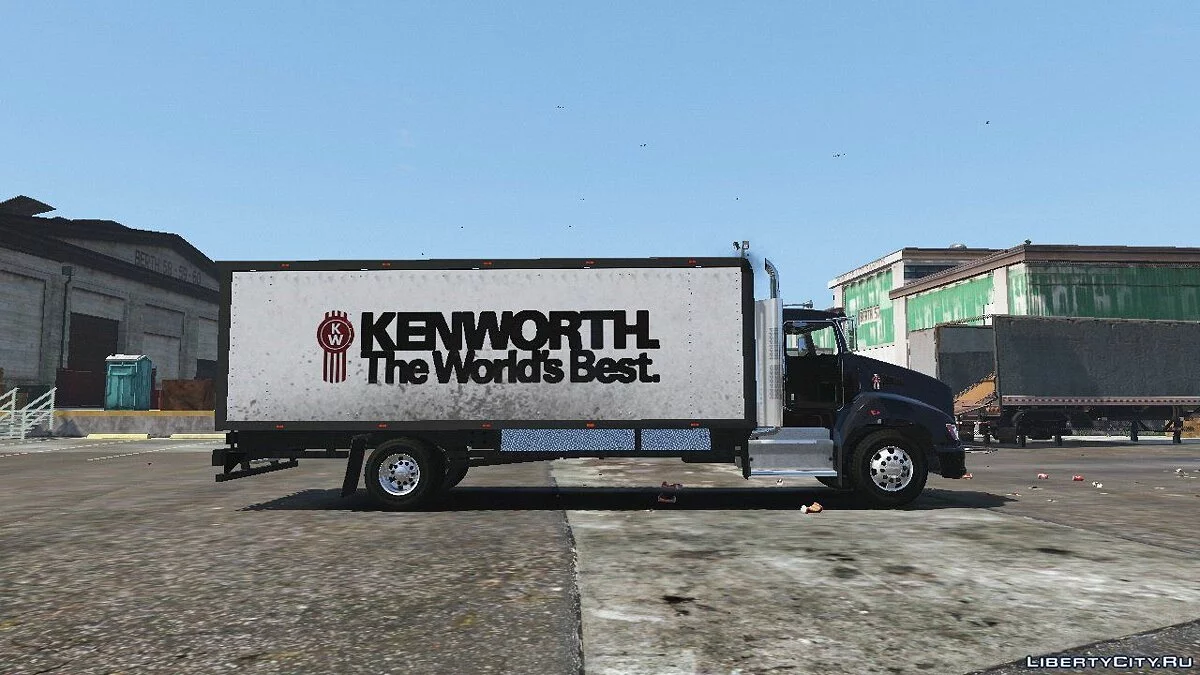 2012 Kenworth T440 Box / Flatbed Truck [Template] 2.1 / GTA 5