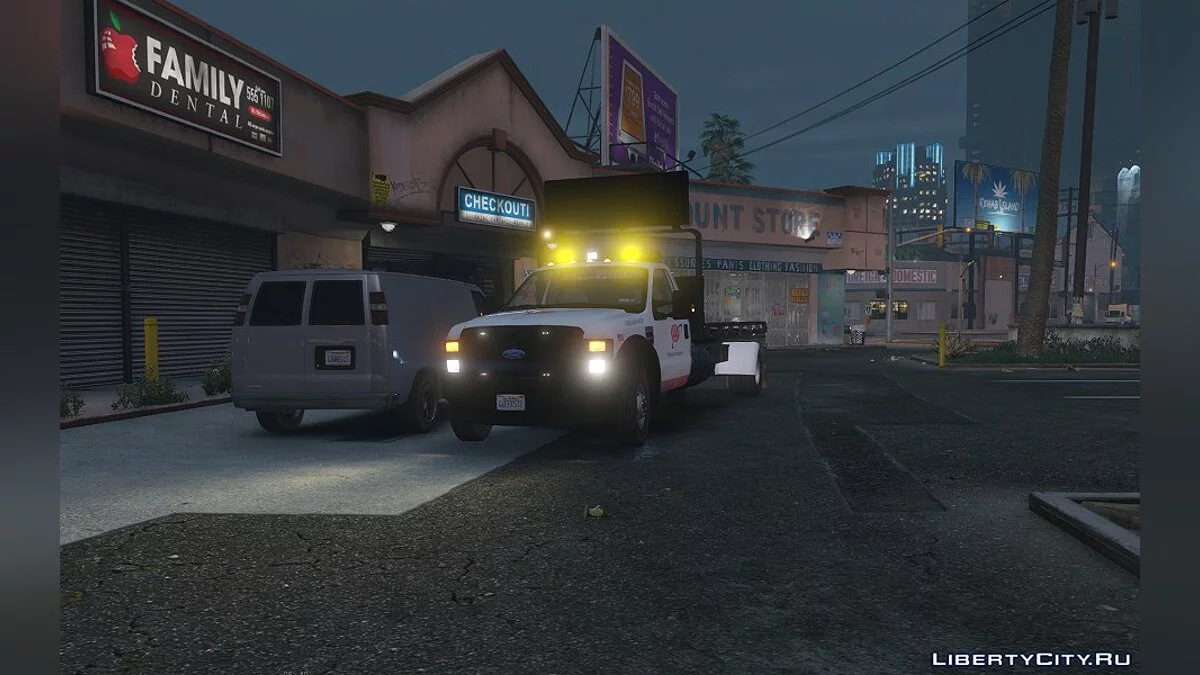 Camión de Remolque Ford F-550 Plataforma 2008 [livery 4k, ELS, Configuración Multi-Livery] 1.0 / GTA 5