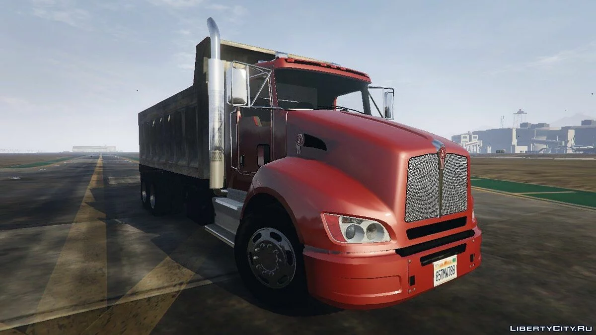Camión Kenworth T440 Box / Plataforma 2012 [Plantilla] 2.2 / GTA 5