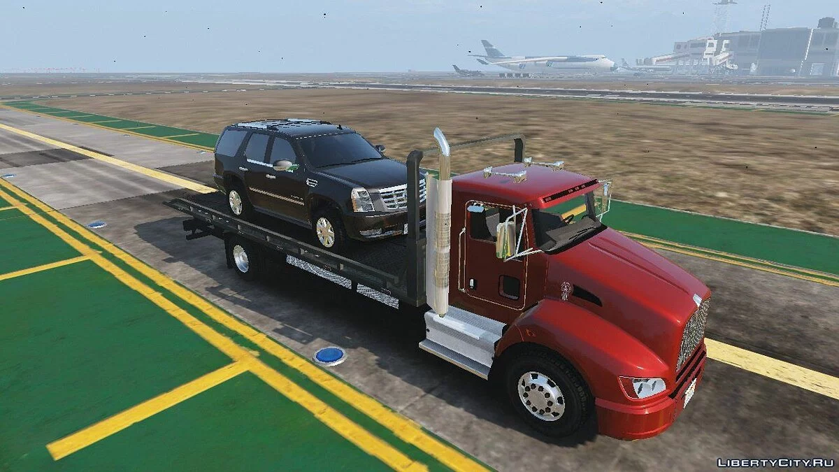 Camión Kenworth T440 Box / Plataforma 2012 [Plantilla] 2.2 / GTA 5