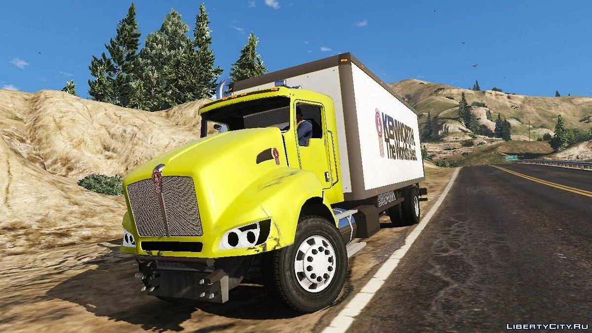 Camión Kenworth T440 Box / Plataforma 2012 [Plantilla] 2.2 / GTA 5