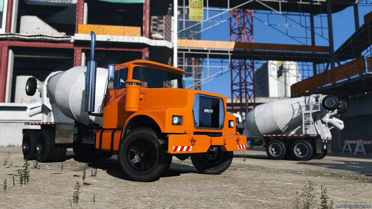 Бетонозмішувач на базі Brute Tipper Classic [Add-On] v1.2 / GTA 5