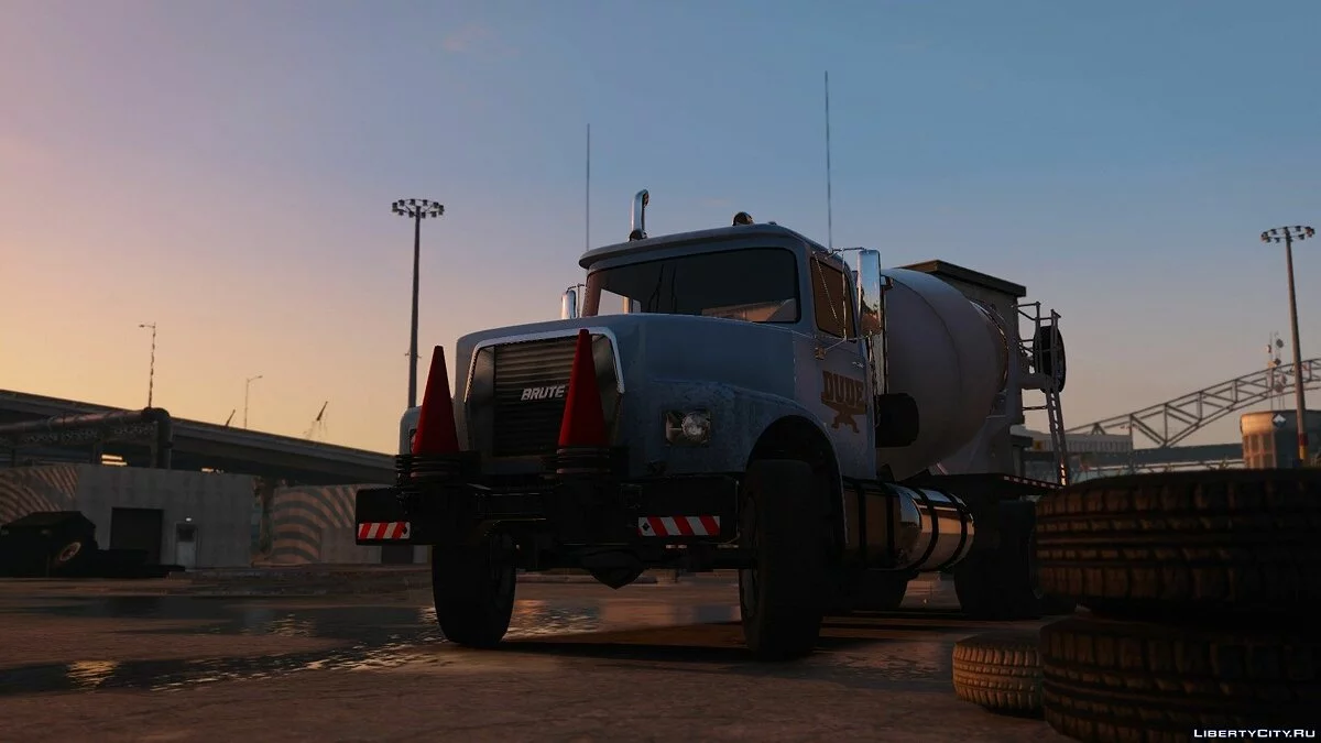 Бетонозмішувач на базі Brute Tipper Classic [Add-On] v1.2 / GTA 5