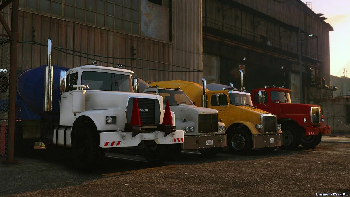 Бетонозмішувач на базі Brute Tipper Classic [Add-On] v1.2 / GTA 5