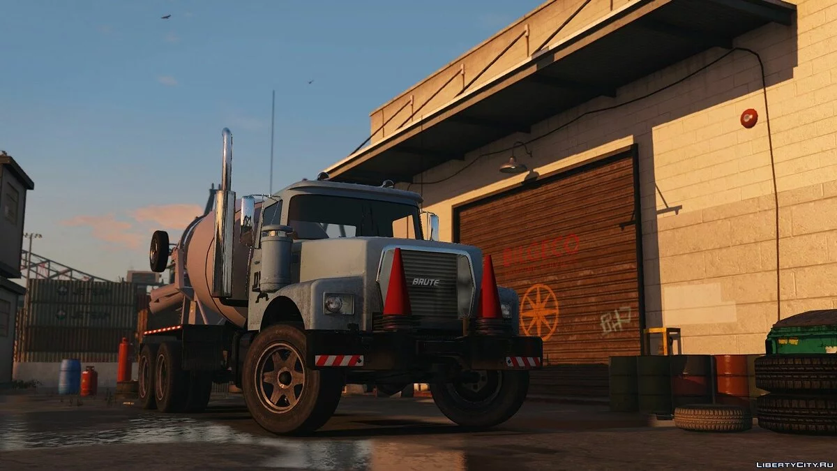 Бетонозмішувач на базі Brute Tipper Classic [Add-On] v1.2 / GTA 5