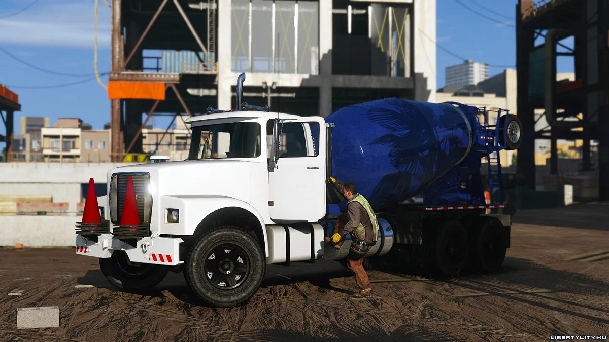 Бетонозмішувач на базі Brute Tipper Classic [Add-On] v1.2 / GTA 5