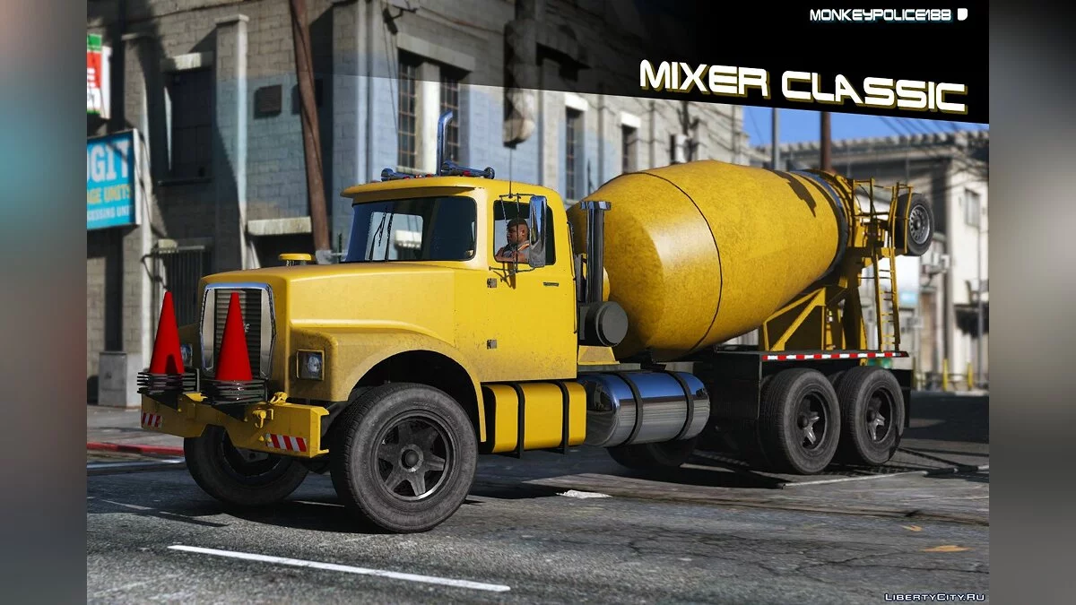 Бетонозмішувач на базі Brute Tipper Classic [Add-On] v1.2 / GTA 5