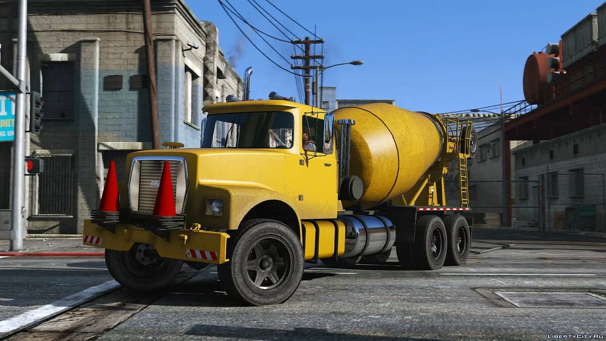 Бетонозмішувач на базі Brute Tipper Classic [Add-On] v1.2 / GTA 5