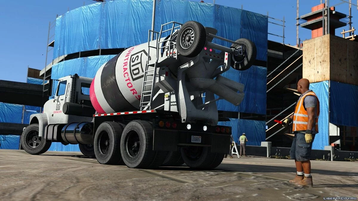 Бетонозмішувач на базі Brute Tipper Classic [Add-On] v1.2 / GTA 5