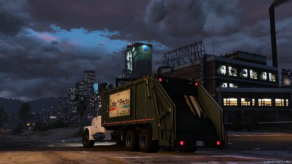 Brute Tipper на базі Trashmaster Classic [Add-On] v1.1 / GTA 5