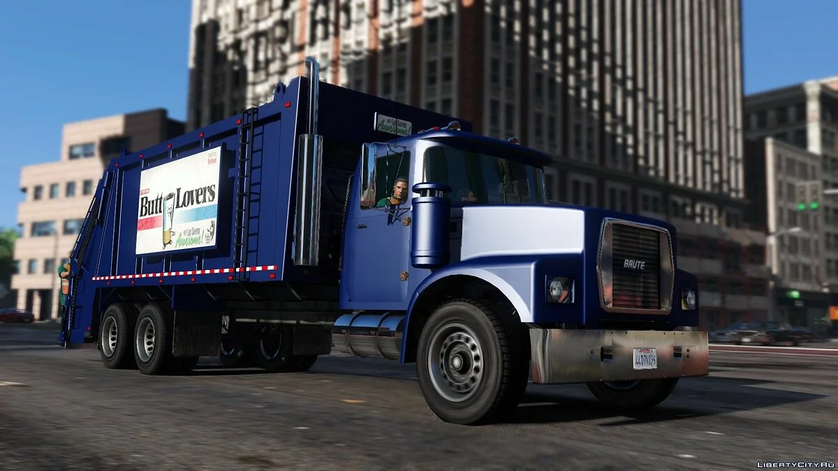 Brute Tipper на базі Trashmaster Classic [Add-On] v1.1 / GTA 5