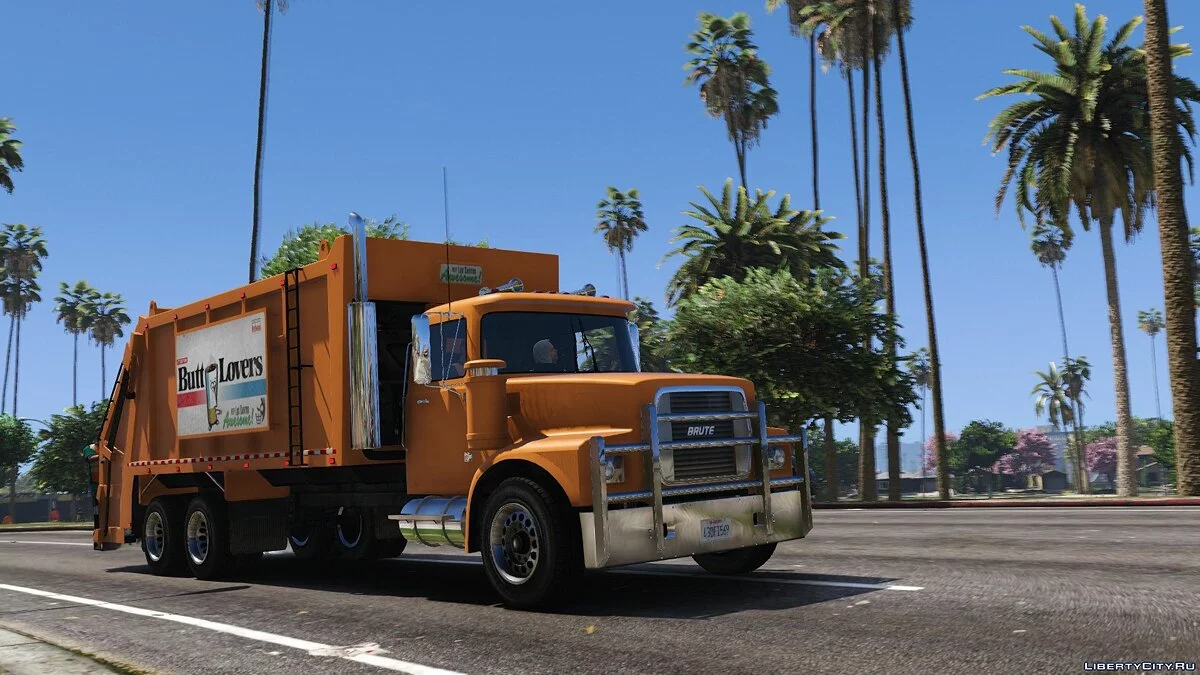 Brute Tipper на базі Trashmaster Classic [Add-On] v1.1 / GTA 5