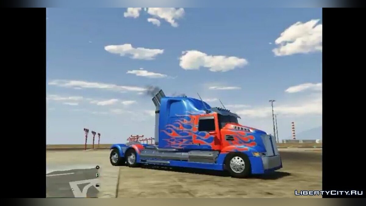 Truck Optimus Prime Western Star Truck 1.2 for GTA 5