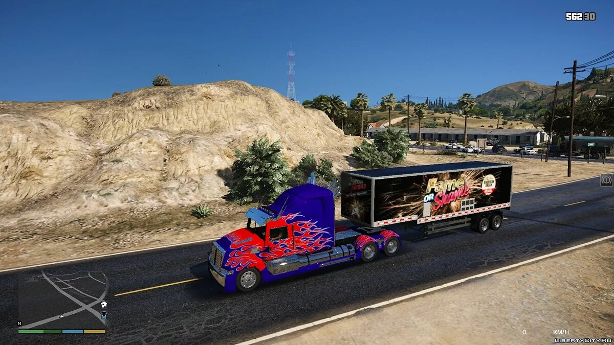 Western Star 5700 Optimus Prime [Add-On] 1.0 - Truk Bergaya Transformer / GTA 5