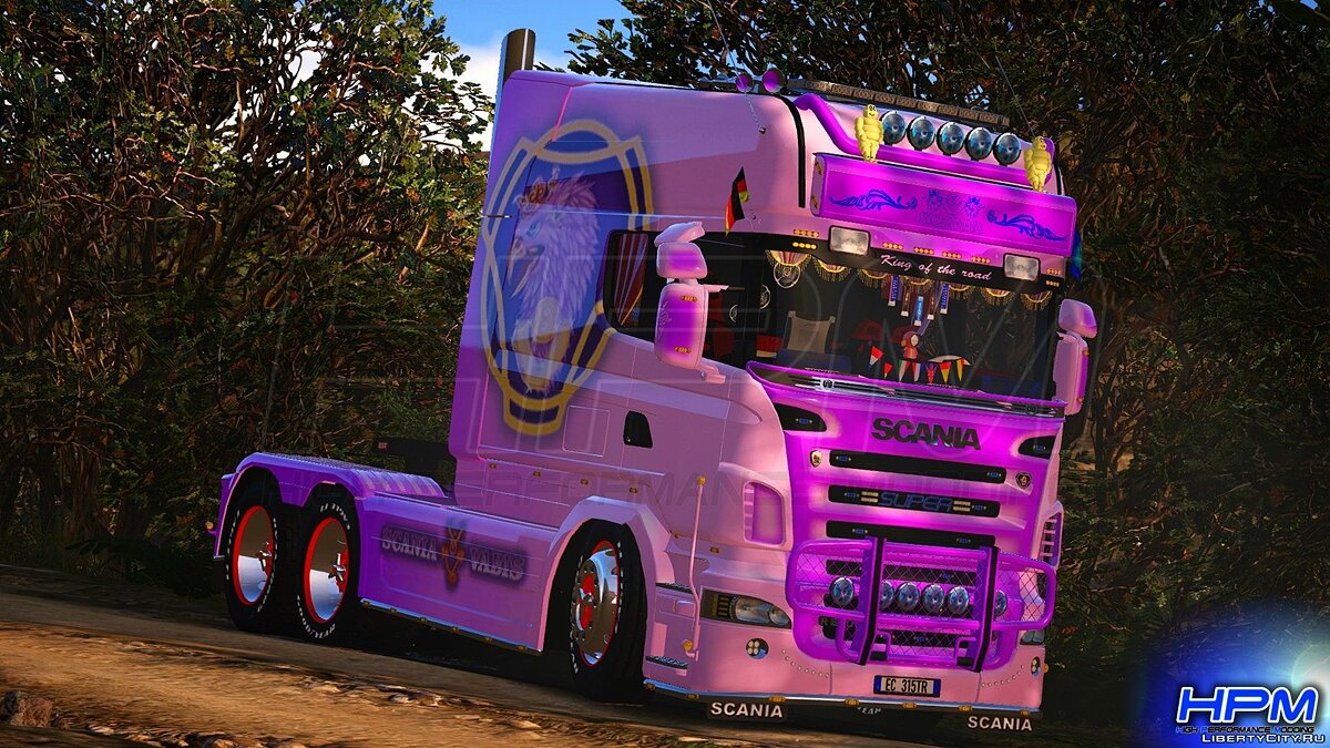 Scania R580 V8 Topline + Som - MixMods