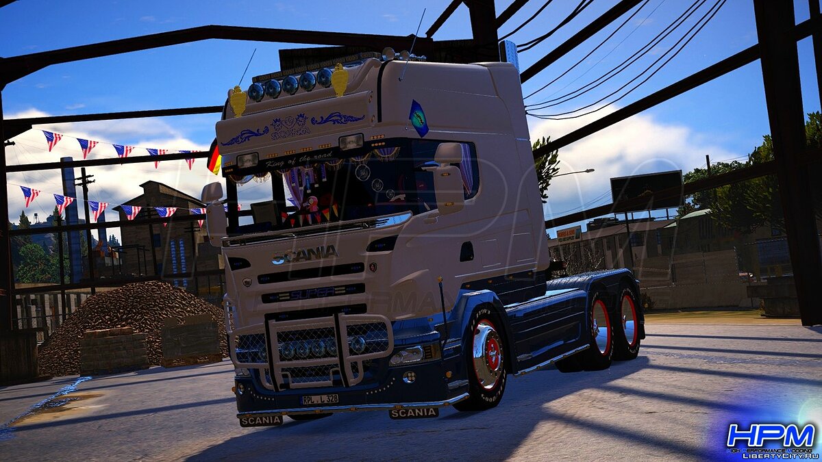 Scania R580 V8 Topline + Som - MixMods