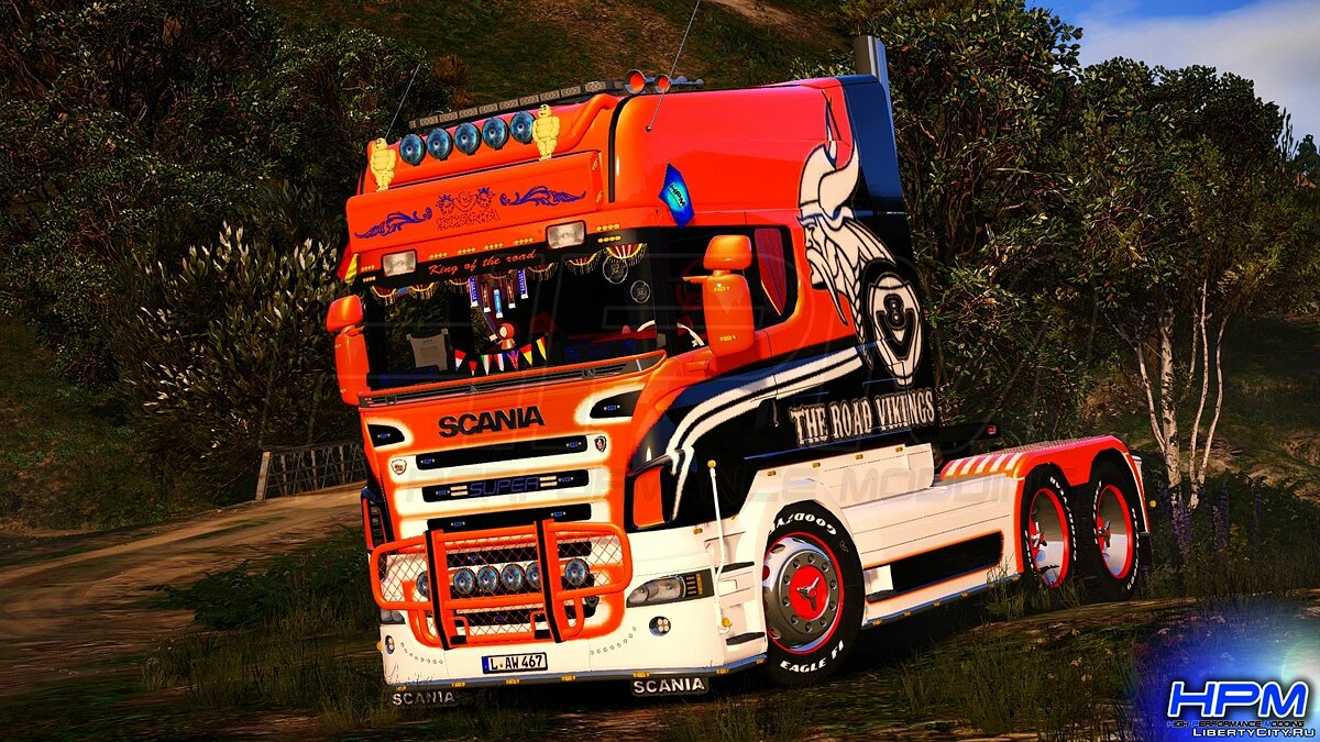 Scania R580 V8 Topline + Som - MixMods