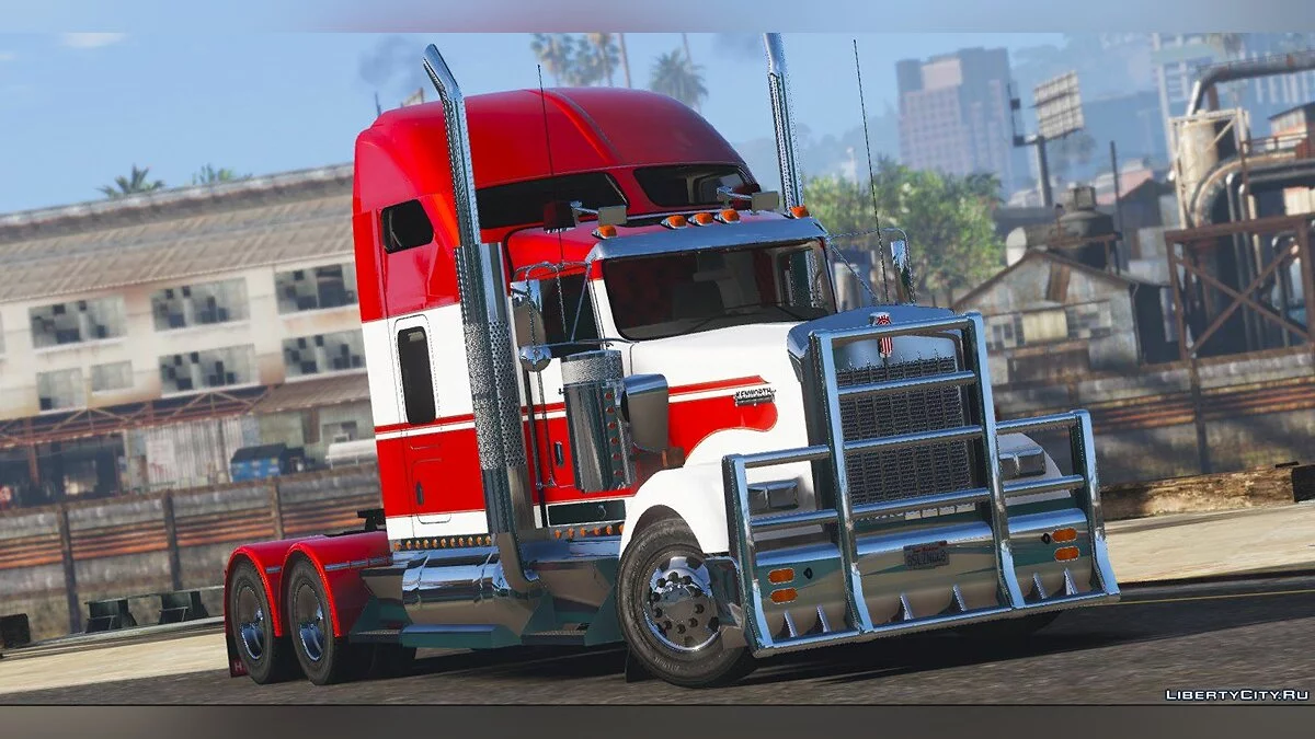 2014 Kenworth W900 6x2 Mid Cab [Livery / Extras / Add-On / Replace] 1.2 / GTA 5