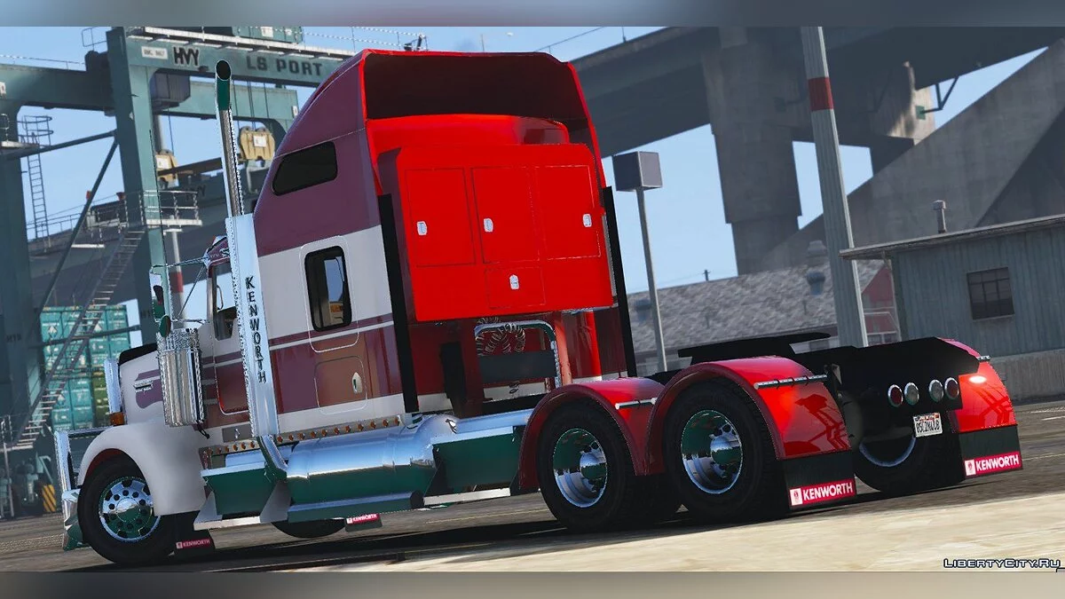 2014 Kenworth W900 6x2 Mid Cab [Livery / Extras / Add-On / Replace] 1.2 / GTA 5