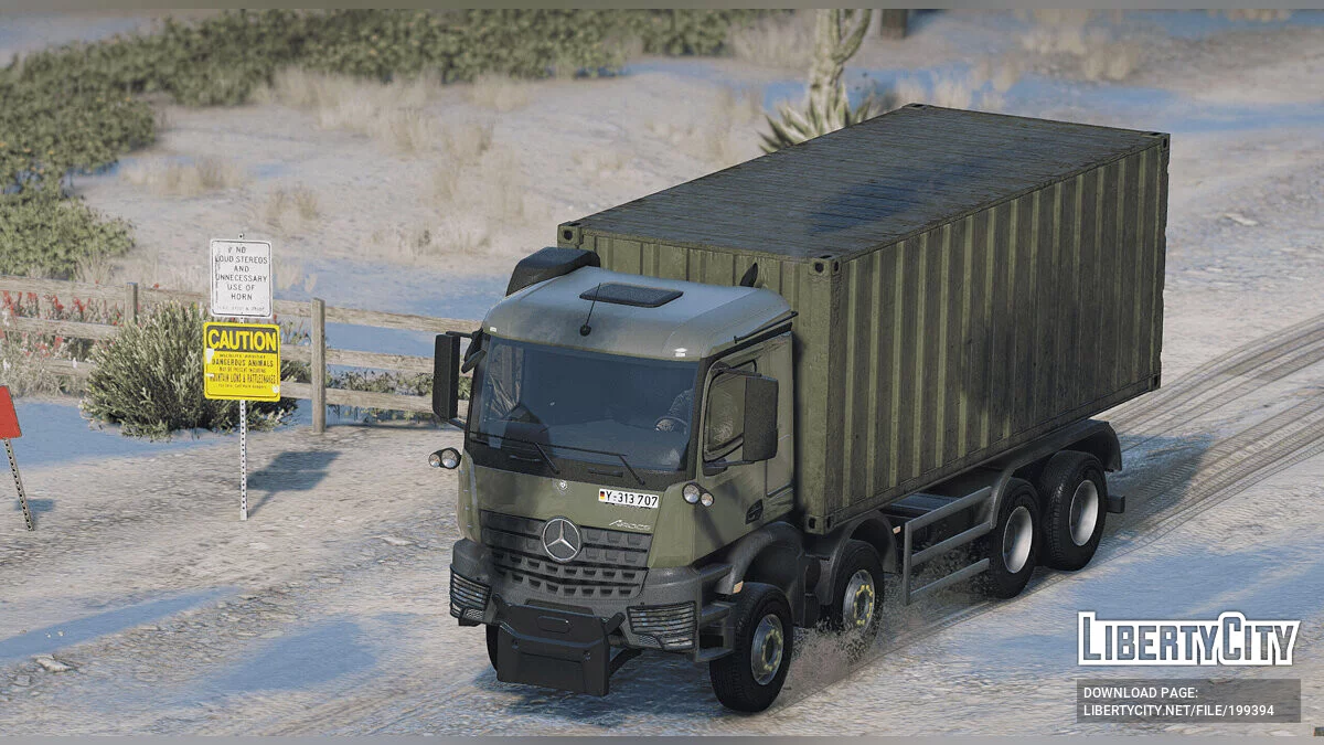 梅赛德斯-奔驰 AROCS v1.0 / GTA 5
