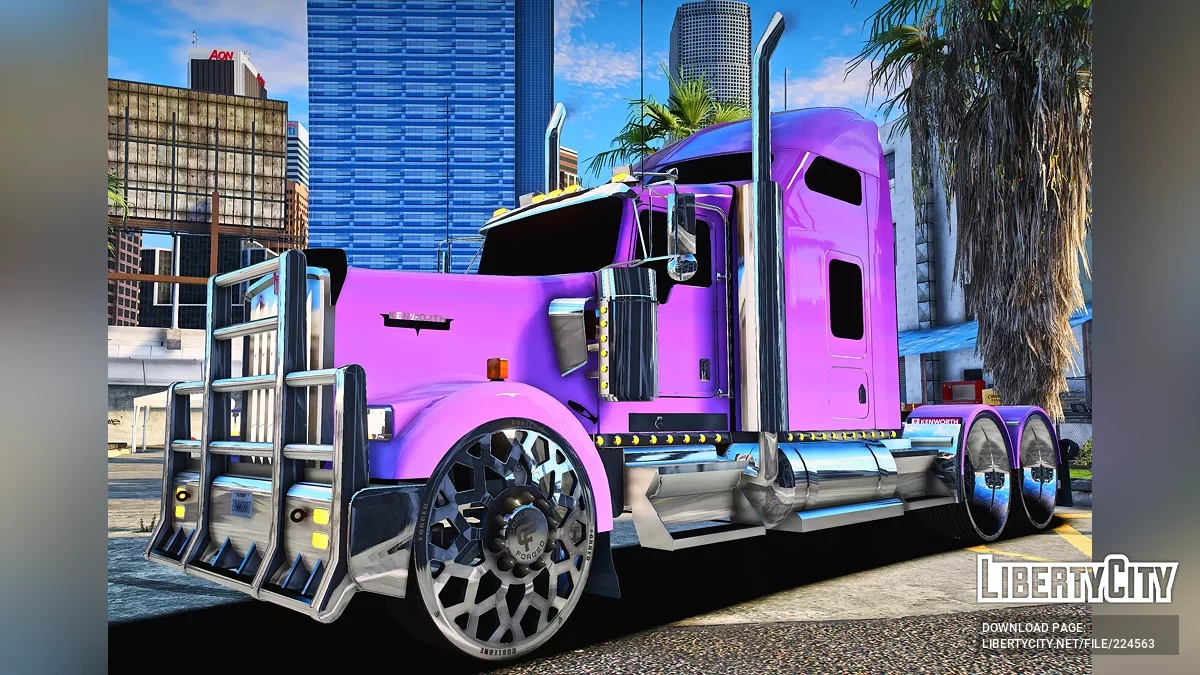 2014 Kenworth Big Rig dengan Velg Corleone Forged / GTA 5