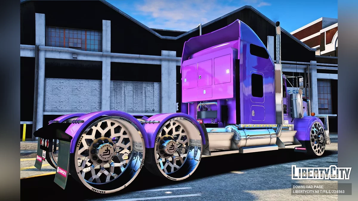 2014 Kenworth Big Rig dengan Velg Corleone Forged / GTA 5