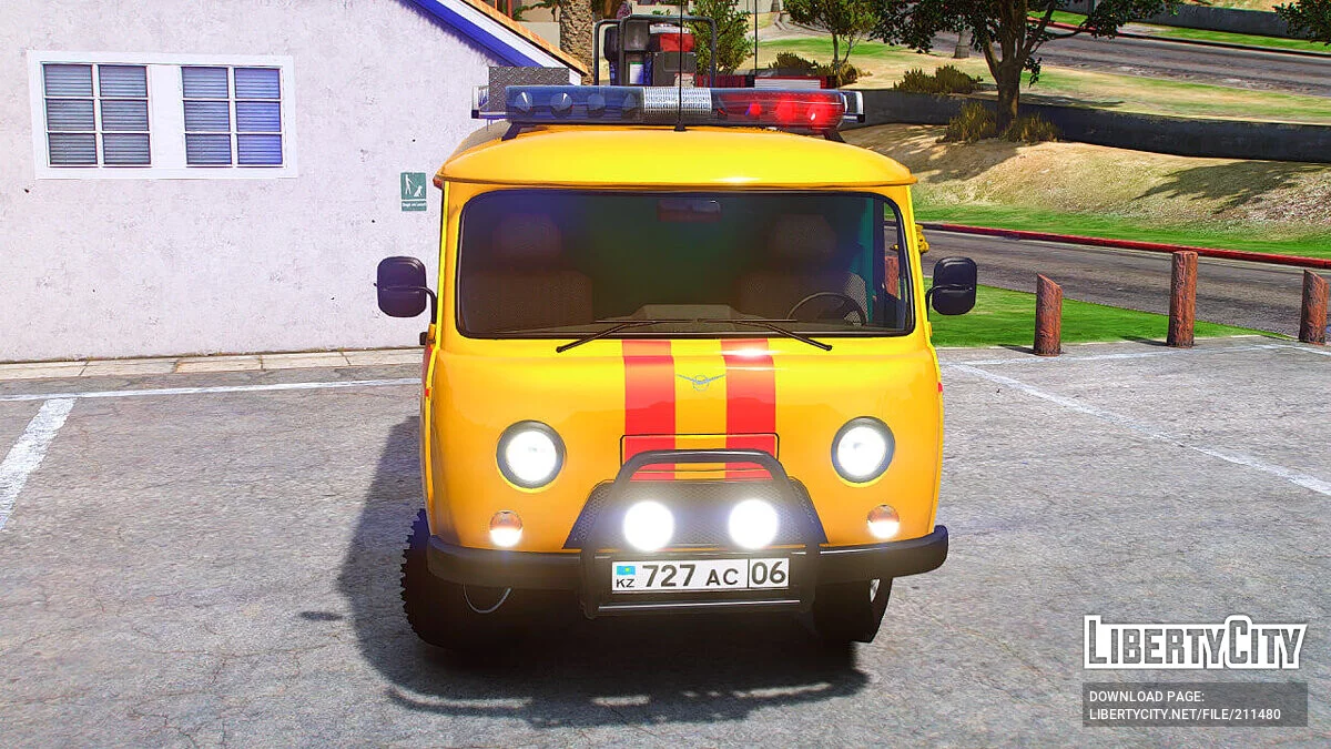 1989 UAZ 3962 Газова аварійна служба Казахстану [Add-On | KZ Plates | Extras] / GTA 5