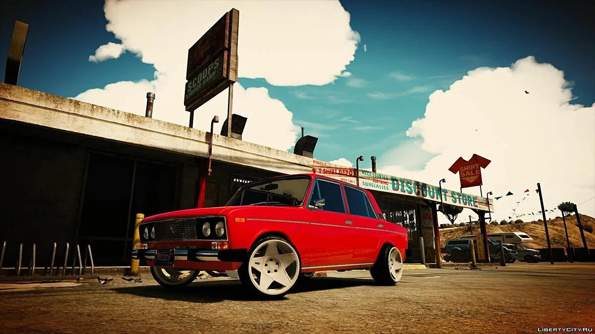 VAZ 2106 بواسطة AKROM إضافة 1.0 / جي تي أي 5