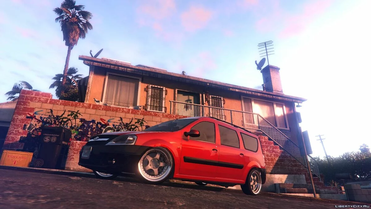 LADA LARGUS oleh AKROM Add-ON / GTA 5
