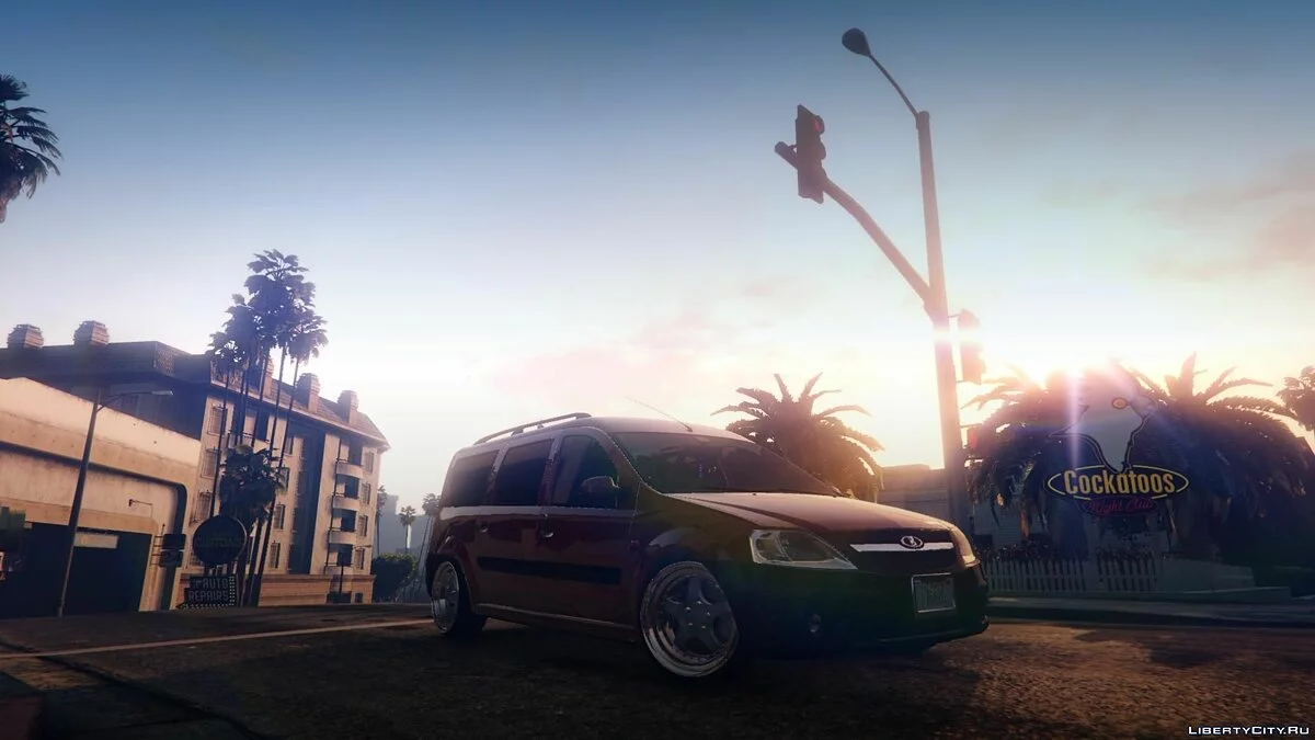 LADA LARGUS oleh AKROM Add-ON / GTA 5