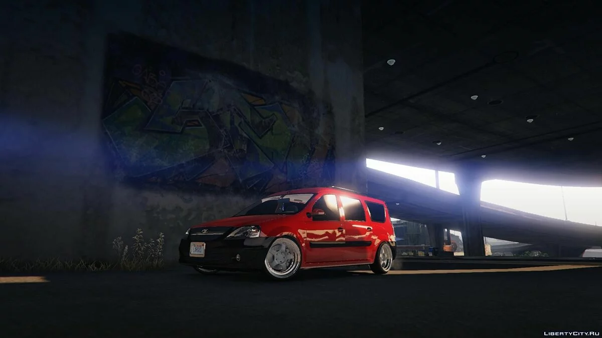 LADA LARGUS oleh AKROM Add-ON / GTA 5