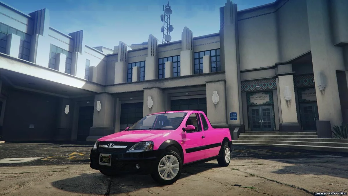 LADA LARGUS oleh AKROM Add-ON / GTA 5