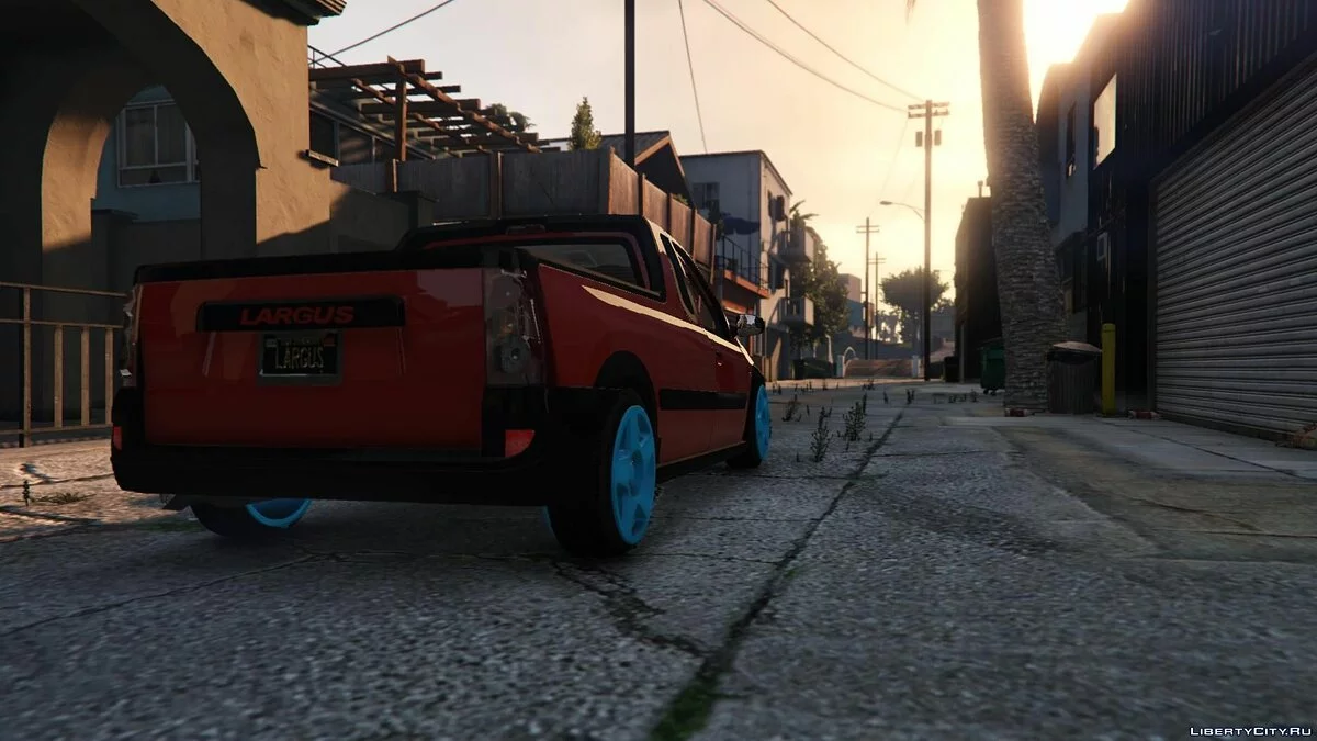 LADA LARGUS oleh AKROM Add-ON / GTA 5