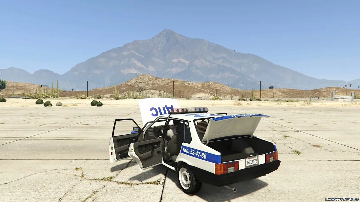 VAZ LADA Samara 21093i-21099i Polícia [Add-On | Extras] 1.0 / GTA 5