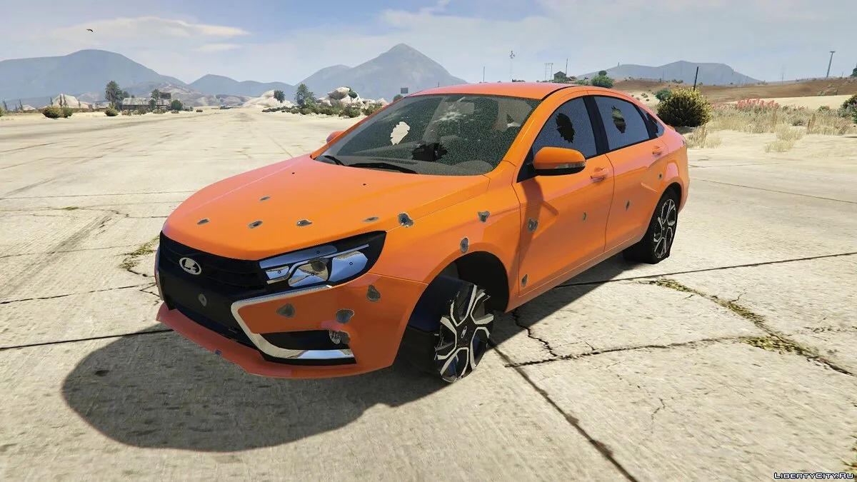 LADA Vesta [Add-On | Tuning] 1.01 / GTA 5