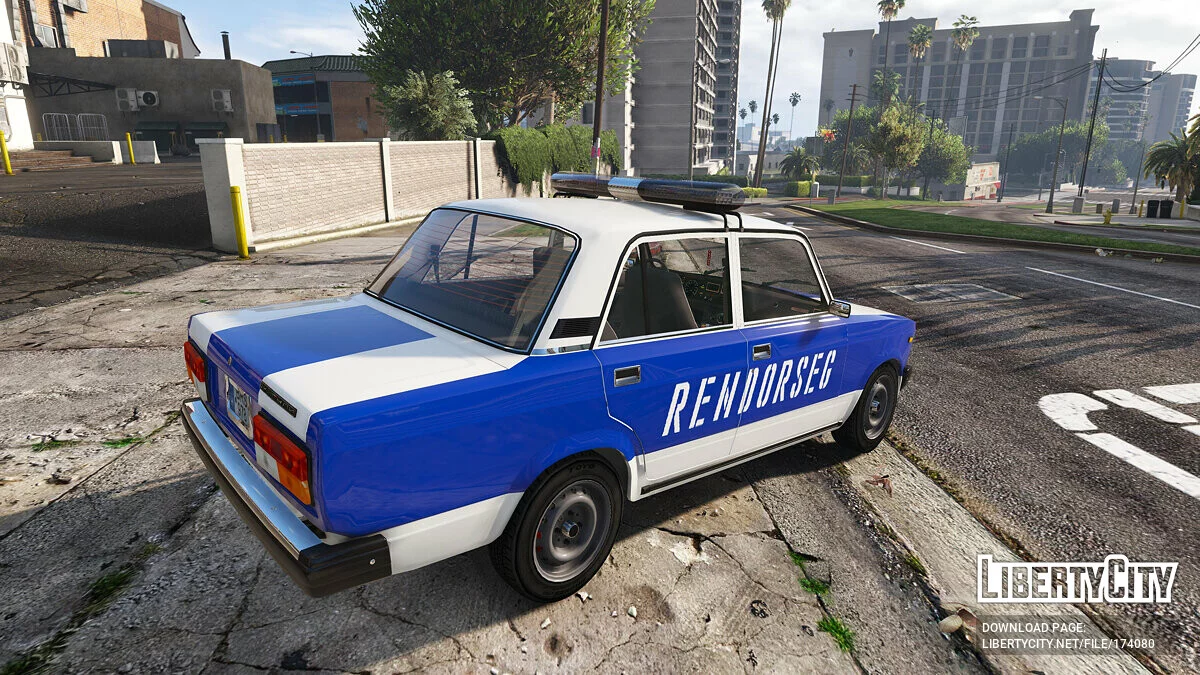 ВАЗ LADA 2105-2107 Policía Húngara Antigua 1.0 / GTA 5