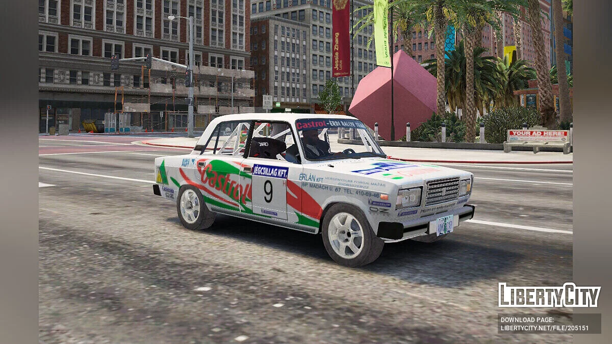 Lada 21074 1.6 Rally Car v1.1 / GTA 5