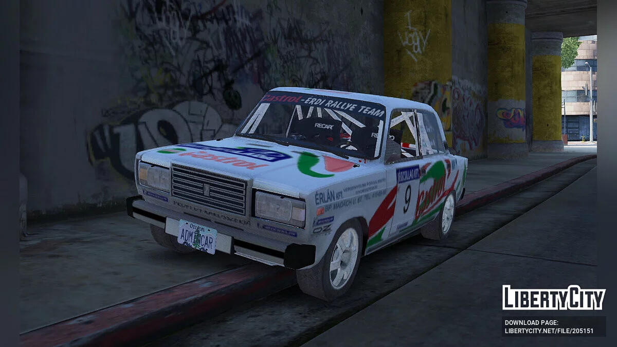 Lada 21074 1.6 Rally Car v1.1 / GTA 5