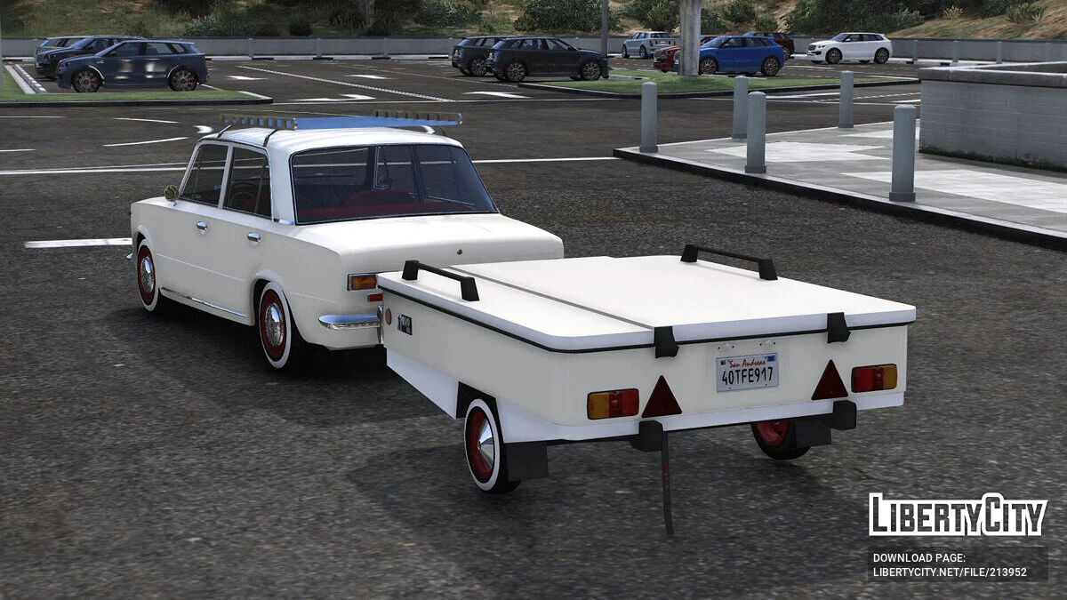 1972 LADA 2101 «Classic» [Add-On | Car + Trailer | Plates | Extras | Livery | Template] / GTA 5