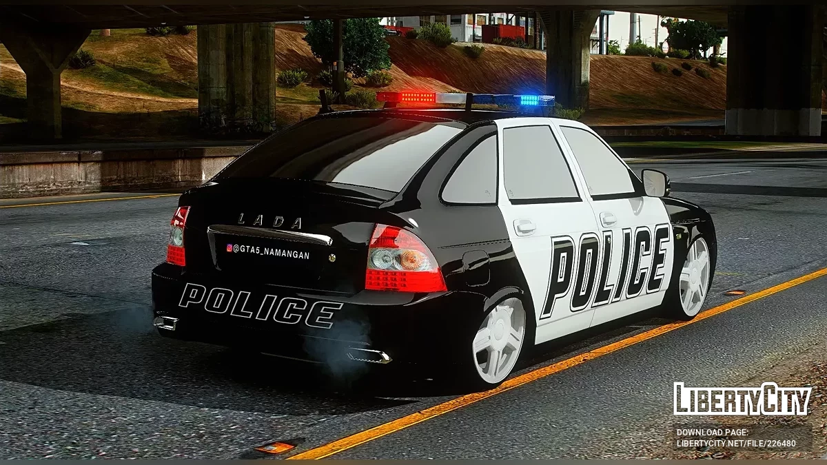 Lada Priora Police - Humoyun Edition / GTA 5