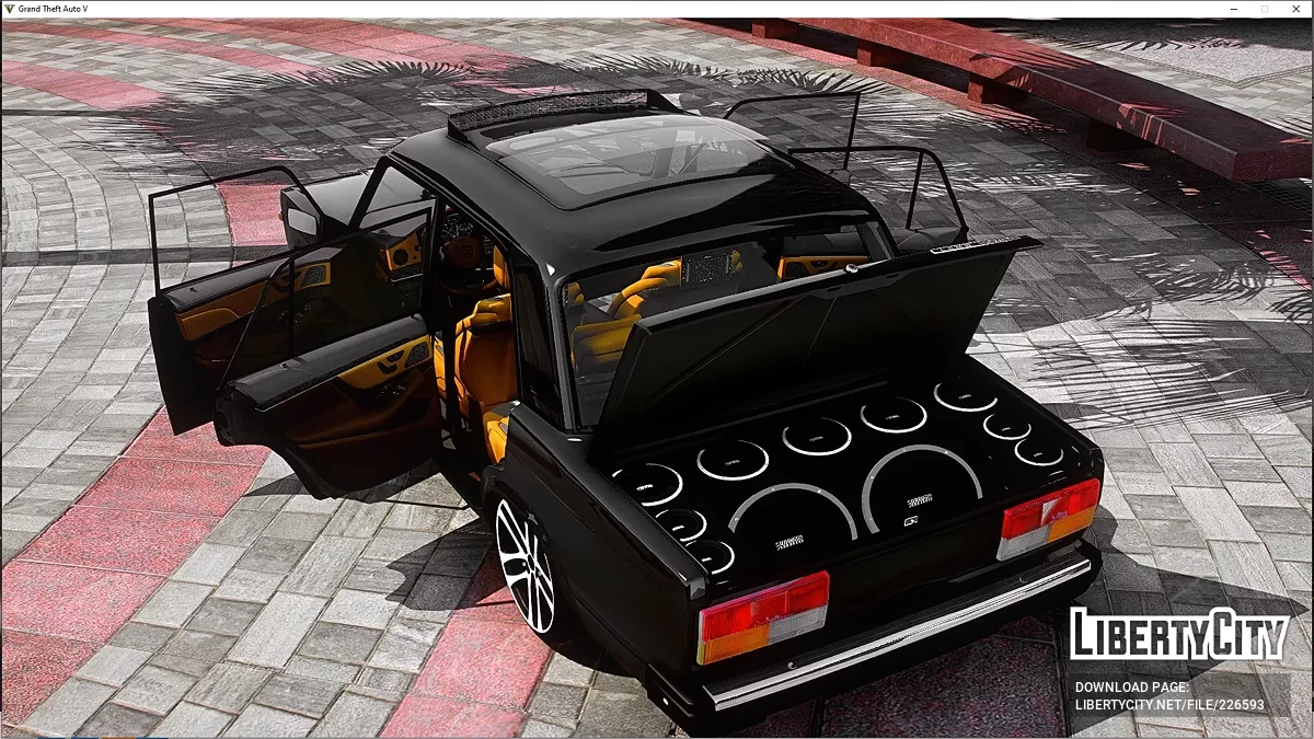 VAZ 2107 & W222 - Індивідуальний інтер'єр [Add-On] / GTA 5