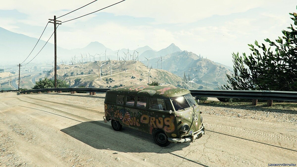 Download 1960 Volkswagen Bus (Rat) 1.1 for GTA 5