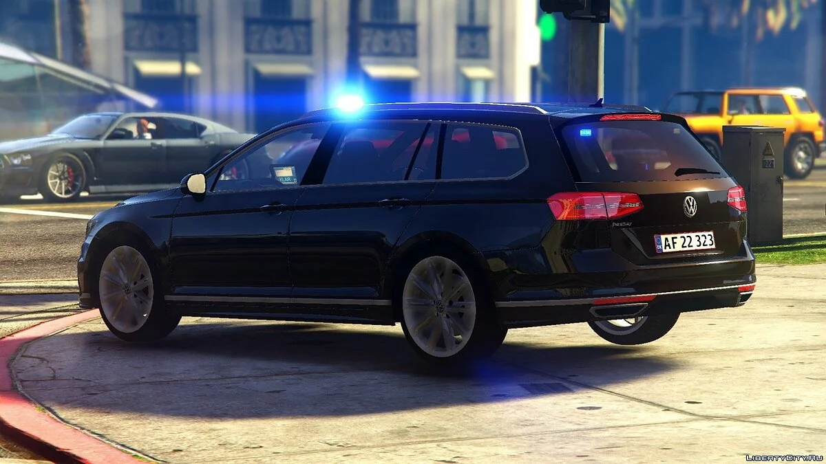 Danish 2015 Volkswagen Passat R-Line - Unmarked Version / GTA 5