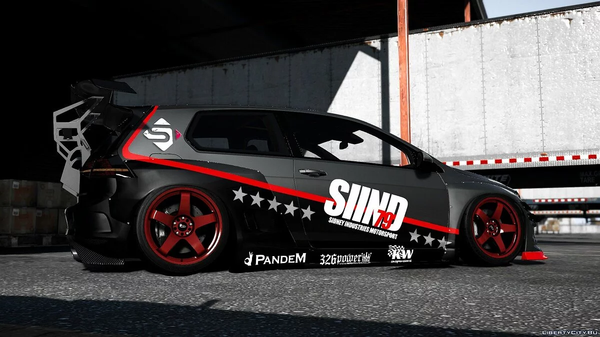 Pandem Volkswagen Golf R Mk7 [Add-on] [Liveries+Template] 0.1 / GTA 5