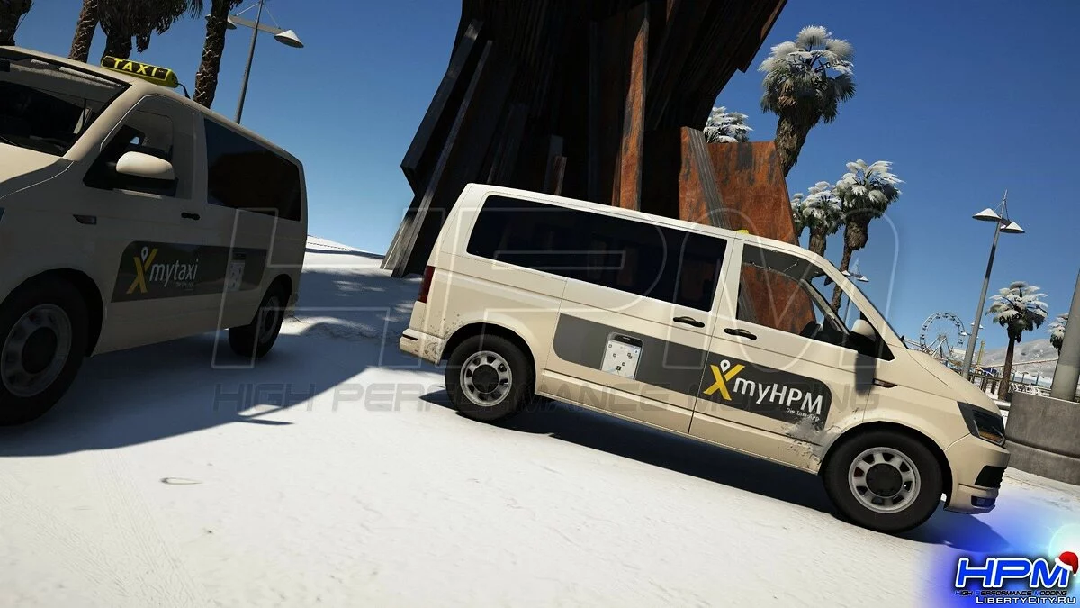 Volkswagen T6 Taxi [Add-On | Replace] 1.0 / GTA 5