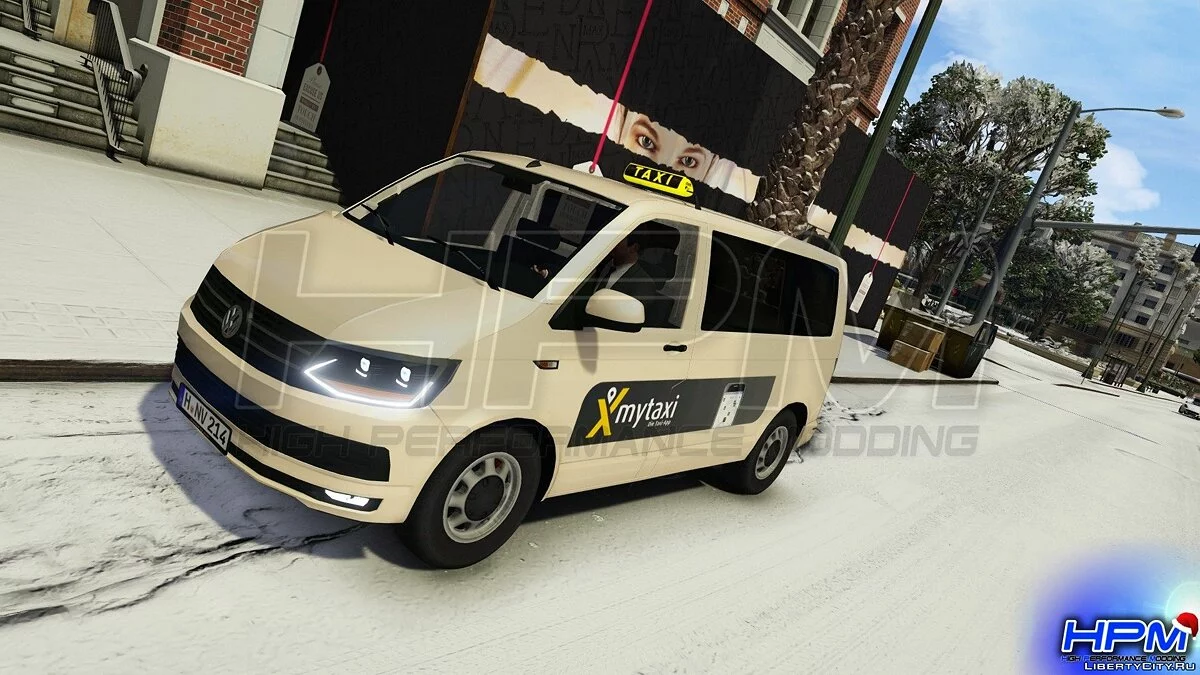 Volkswagen T6 Taxi [Add-On | Replace] 1.0 / GTA 5