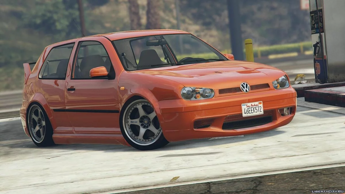 大众高尔夫4 1.0 [附加/库存/+调校部件] / GTA 5