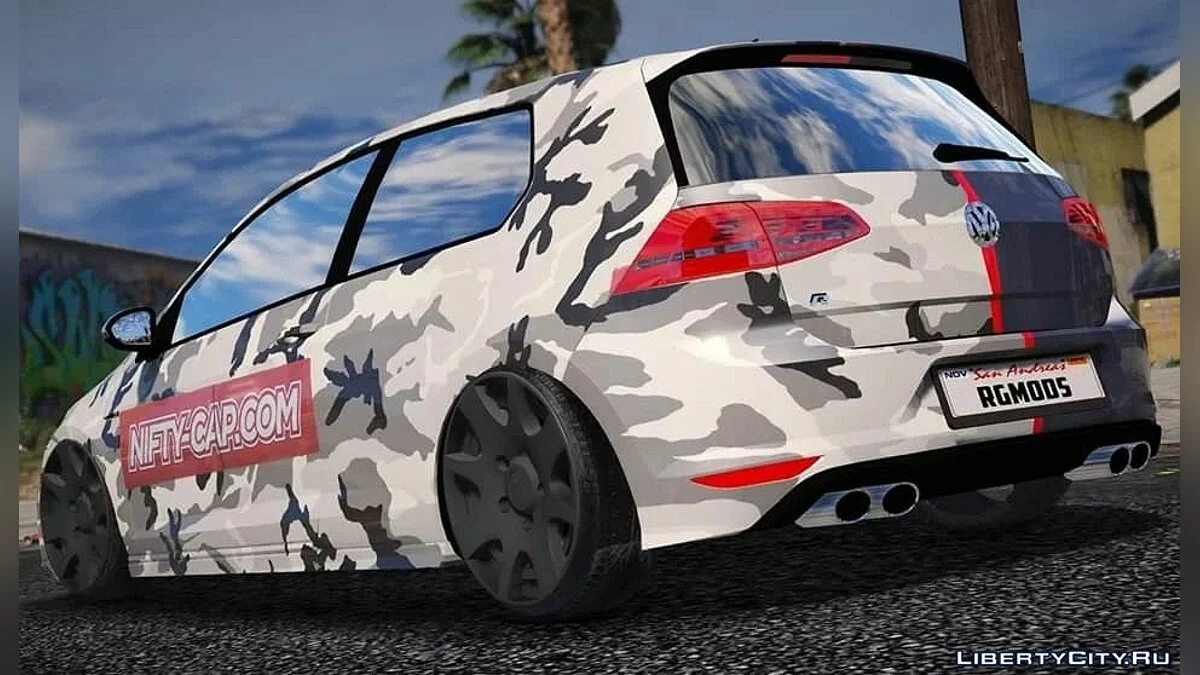 Volkswagen Golf R Dark Nifty Cap [Replace] / GTA 5