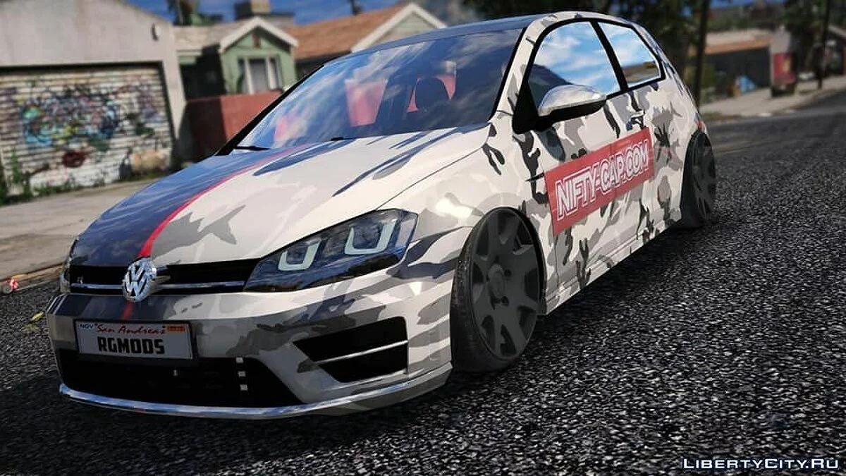 Volkswagen Golf R Dark Nifty Cap [Replace] / GTA 5